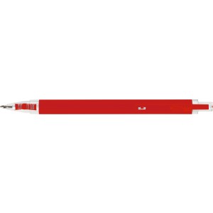 Ballpen Corvin, Recycled, Push, red
