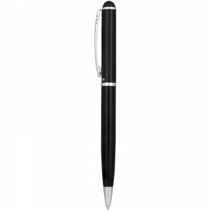 Ballpoint pen gift set, solid black (Metallic pen)