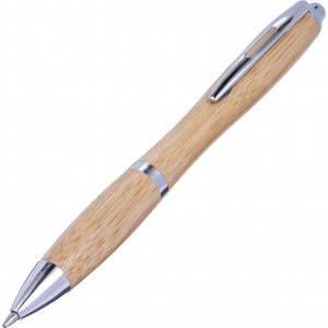 Bamboo ballpen Carson, brown (Wooden, bamboo, carton pen)