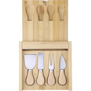 Bamboo cheese board Zea, brown (Wood kitchen equipments)