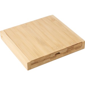 Bamboo cheese board Zea, brown (Wood kitchen equipments)