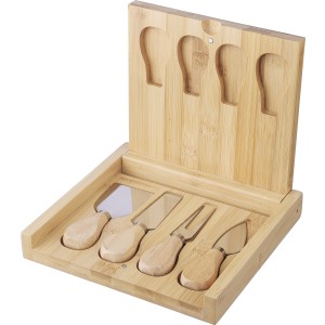 Bamboo cheese board Zea, brown (Wood kitchen equipments)