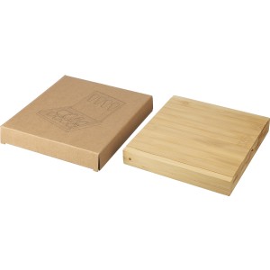 Bamboo cheese board Zea, brown (Wood kitchen equipments)