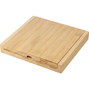 Bamboo cheese board Zea, brown (Wood kitchen equipments)