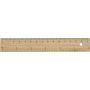 Bamboo ruler Greta, brown