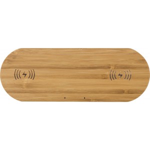 Bamboo wireless charger Tatum, bamboo