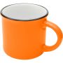 Bari 240 ml ceramic mug, Orange