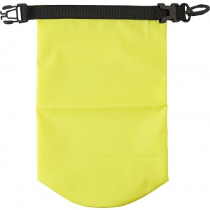 Polyester (210T) watertight bag Pia, yellow (Beach bags)