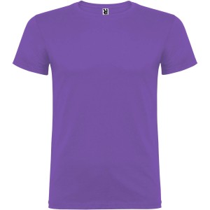 Beagle short sleeve kids t-shirt, Irish purple