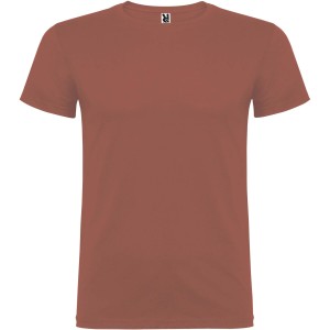 Beagle short sleeve men's t-shirt, Brick red (T-shirt, 90-100% cotton)