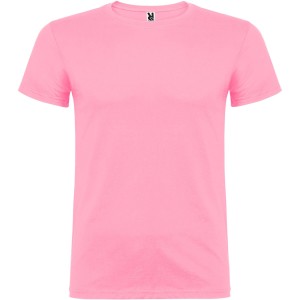 Beagle short sleeve men's t-shirt, Silk pink
