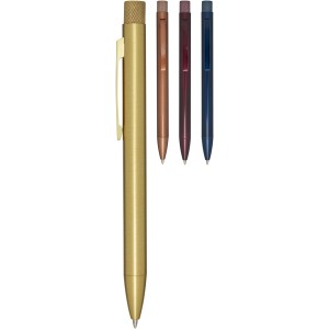 Beatriz recycled brass ballpoint pen, Gold (Metallic pen)