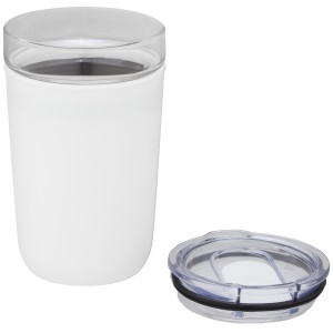 Bello 420 ml glass tumbler with recycled plastic outer wall, (Glasses)