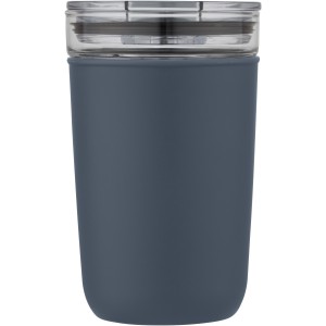 Bello 420 ml glass tumbler with recycled plastic outer wall, (Glasses)