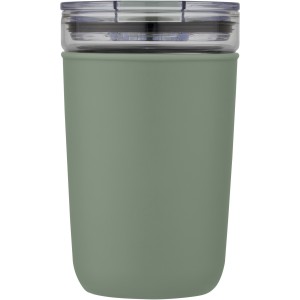 Bello 420 ml glass tumbler with recycled plastic outer wall, (Glasses)