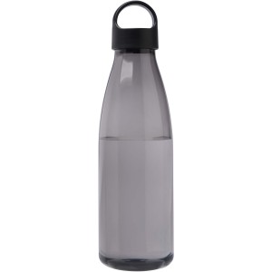 Bergen 800 ml recycled plastic water bottle, Solid black (Water bottles)