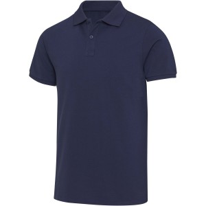 Beryl 220 g/m2 short sleeve unisex OCS organic recycled polo, Navy