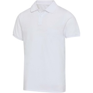 Beryl 220 g/m2 short sleeve unisex OCS organic recycled polo, White
