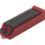 Bicycle tire repair set in plastic case Emerie, red