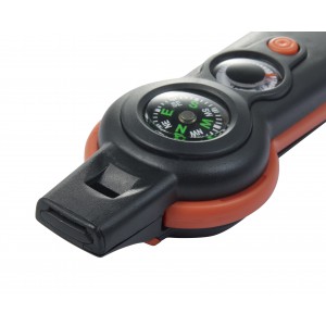 ABS 6-in-1 survival tool Andrea, orange (Binoculars, telescope, compass)