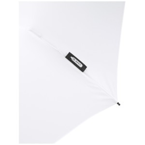 Birgit 21'' foldable windproof recycled PET umbrella, White (Foldable umbrellas)