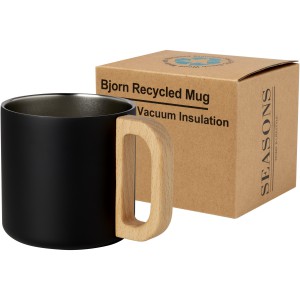 Bjorn 360 ml RCS certified recycled stainless steel mug with (Mugs)