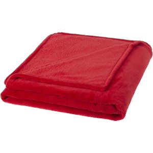 Bay extra soft coral fleece plaid blanket, red (Blanket)