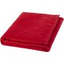 Bay extra soft coral fleece plaid blanket, red