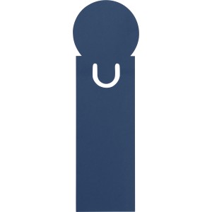 Bookmark Clay, Recycled cardboard, blue