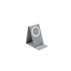 Brandcharger The Ascend Charge phone holder, grey (Office desk equipment)