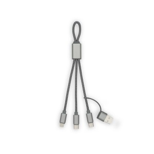 Brandcharger Trident 2 charging cable, gun metal (Eletronics cables, adapters)