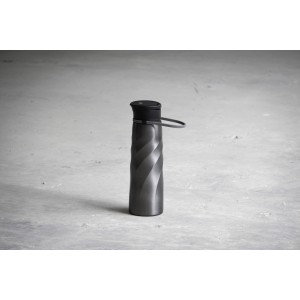 Brandcharger Vortex Athletica drinking bottle, gun metal (Water bottles)