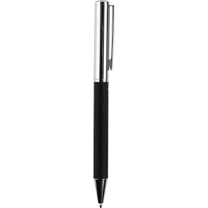 Brass twist ballpen Jalen, black (Metallic pen)