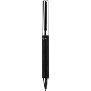 Brass twist ballpen Jalen, black (Metallic pen)