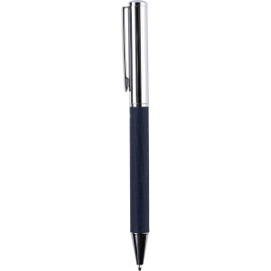 Brass twist ballpen Jalen, blue (Metallic pen)