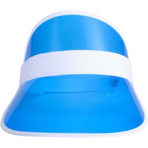 Bright cap with transparent visor, Blue