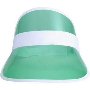 Bright cap with transparent visor, Green