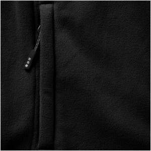 Brossard micro fleece full zip jacket, solid black (Polar pullovers)