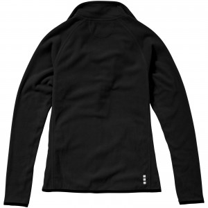 Brossard micro fleece full zip ladies jacket, solid black (Polar pullovers)