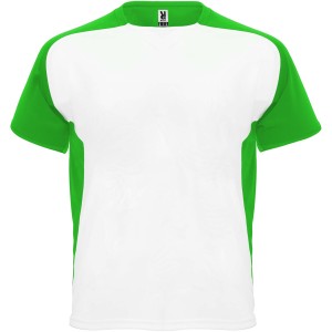 Bugatti short sleeve kids sports t-shirt, White, Fern green (T-shirt, mixed fiber, synthetic)