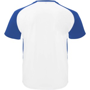 Bugatti short sleeve kids sports t-shirt, White, Royal blue (T-shirt, mixed fiber, synthetic)