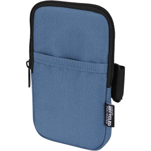 Byron GRS recycled bottle pouch, Hale Blue