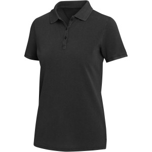 Calgary 200 g/m2 washed women's polo, Black