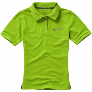 Calgary short sleeve women's polo, Apple Green (Polo shirt, 90-100% cotton)