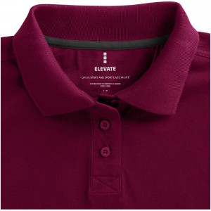 Calgary short sleeve women's polo, Burgundy (Polo shirt, 90-100% cotton)