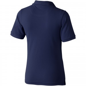 Calgary short sleeve women's polo, Navy (Polo shirt, 90-100% cotton)