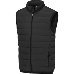 Caltha men's insulated down bodywarmer, Solid black (Vests)