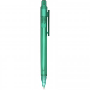 Calypso frosted ballpoint pen, frosted green (Plastic pen)