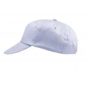 Cotton twill cap Lisa, white (Hats)