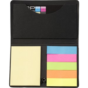 Cardboard sticky note set Bjorn, black (Sticky notes)